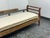 Rustic Wood Daybed Bench + Cushion, Vintage For Sale - Image 4 of 12