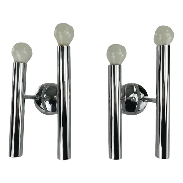 Wall Lamps by Gaetano Scioliari, 1960s, Set of 2 For Sale