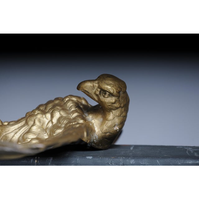 Patriotic Eagle Wall Decoration in Bronze Brass and Gold For Sale - Image 17 of 18