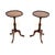 Antique Walnut Wine Tables, 1930s, Set of 2 For Sale - Image 3 of 8