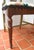 Mid 20th Century Vintage Barkcloth Upholstered Shield Back Side or Desk Chair Chinoiserie Print For Sale - Image 5 of 8