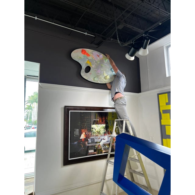 Acrylic Painting by Belarusian Artist Yury Darashkevich “Behind the Scenes Palette #6 Soft” For Sale - Image 11 of 13