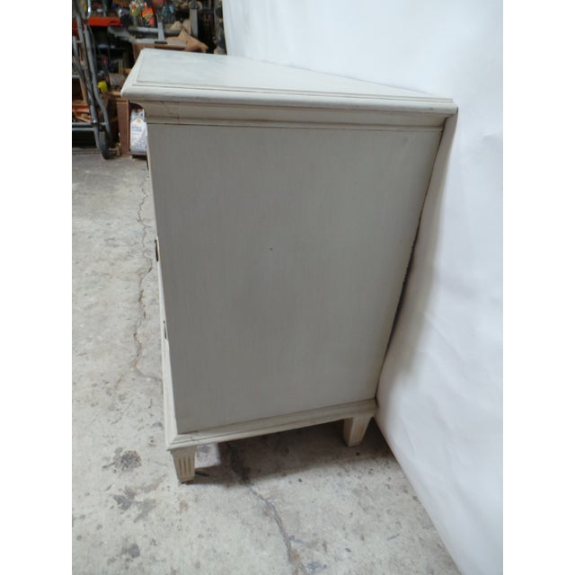 Gustavian Style 8 Drawer Dresser For Sale - Image 4 of 9