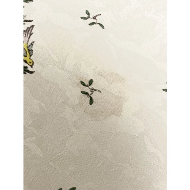 Traditional Vintage Spode Cotton & Polyester Christmas Set 4 Napkins For Sale - Image 3 of 6