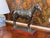 Early 20th Century Large Cast Metal Horse Sculpture on Wood Plinth, First Half of the 20th Century For Sale - Image 5 of 10