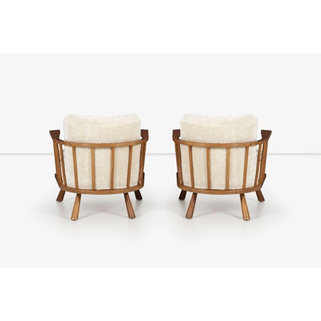 1950s Vintage Robsjohn-Gibbings for Widdicomb Lounge Chairs, Unmarked - a Pair For Sale In Chicago - Image 6 of 12