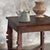 Coffee table, small antique Indonesian modernist coffee table in brown teak. Height: 50 cm; Width: 50 cm; Depth: 49.5 cm....