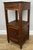 A charming Antique French single bedside table, beautifully crafted in oak and finished with an elegant marble top....