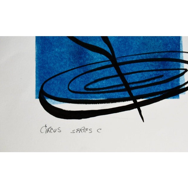 Paper Ruth Leaf Circus Series C C. 1990 Original Print For Sale - Image 7 of 7