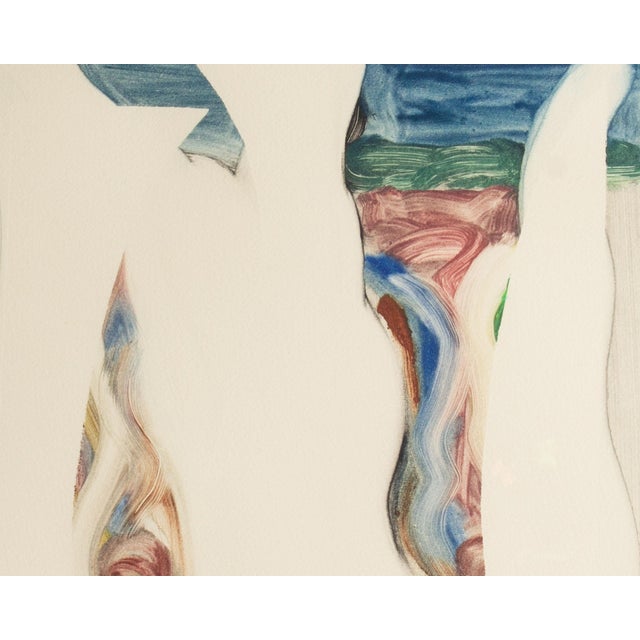 1970s 1979 “Presentation” Monotype Print by Matt Phillips For Sale - Image 5 of 7