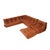 Brown Togo Living Room Set by Michel Ducaroy for Ligne Roset, Set of 5 For Sale - Image 8 of 8