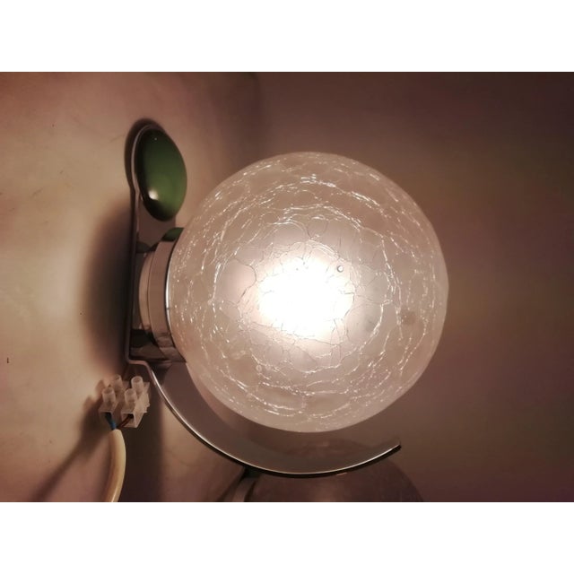 Tulip Murano Glass Sconces with Broken Effects, 1970s, Set of 2 For Sale - Image 10 of 14