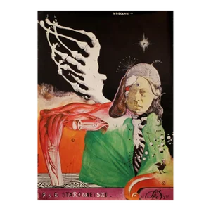 1977 Polish Exhibition Poster, F. V. B. Starowieyski - Pagowski