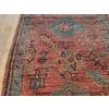 Late 19th Century Antique Turkish Oushak Runner, Coral, Light Blue Handwoven Rug For Sale - Image 13 of 15