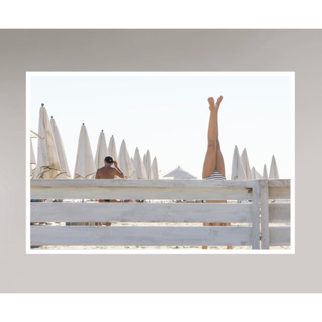 A limited-edition photograph made on a beach in the South of France by the American artist Kimberly Poppe. Poppe doesn't...