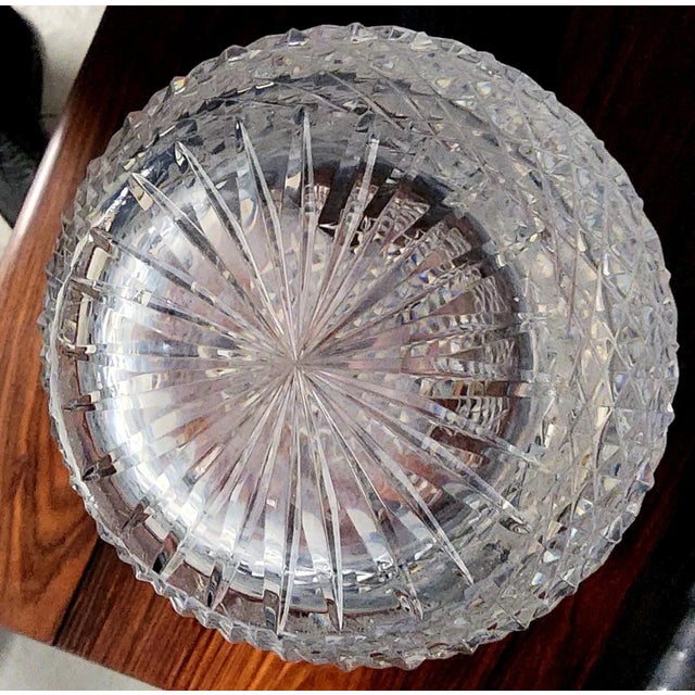 Late 19th Century Antique Late 19th Century American Brillant Period Fine Lead Cut Crystal Wine Decanter For Sale - Image 5 of 13