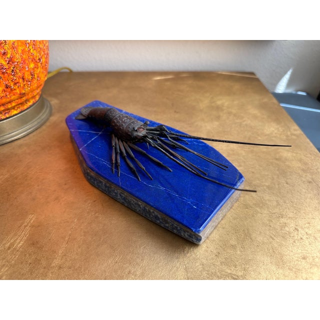 Copper 19th Century Japanese Articulated Copper Lobster For Sale - Image 8 of 12