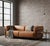 Henry Industrial Modern Leather Sofa - Micheal Cherry For Sale - Image 14 of 15