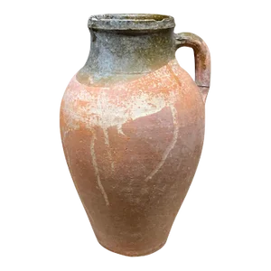 Vintage Turkish Terracotta Oil Jar