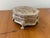 Silver Vintage Silverplate Crest Trinket Box With Lion Paw Feet For Sale - Image 8 of 11