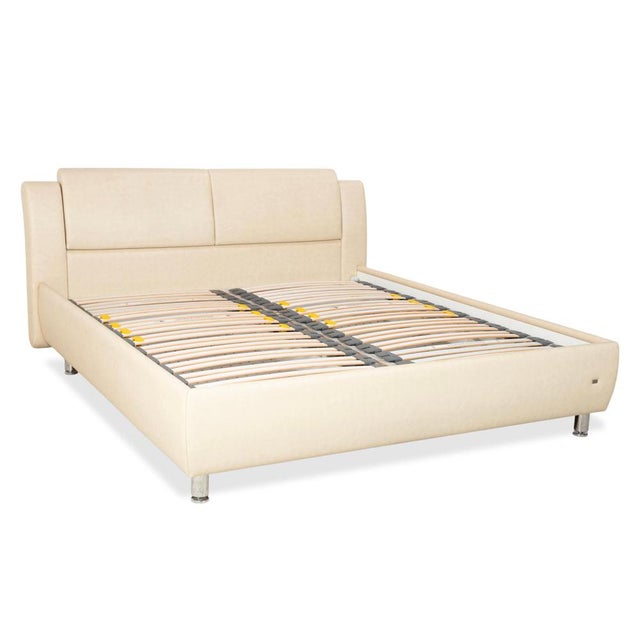Loftline Bed in Cream Faux Leather with Storage Box from Ruf For Sale - Image 17 of 17