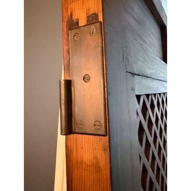 Chinese Antique 6 Panel Wooden Screen For Sale - Image 3 of 10