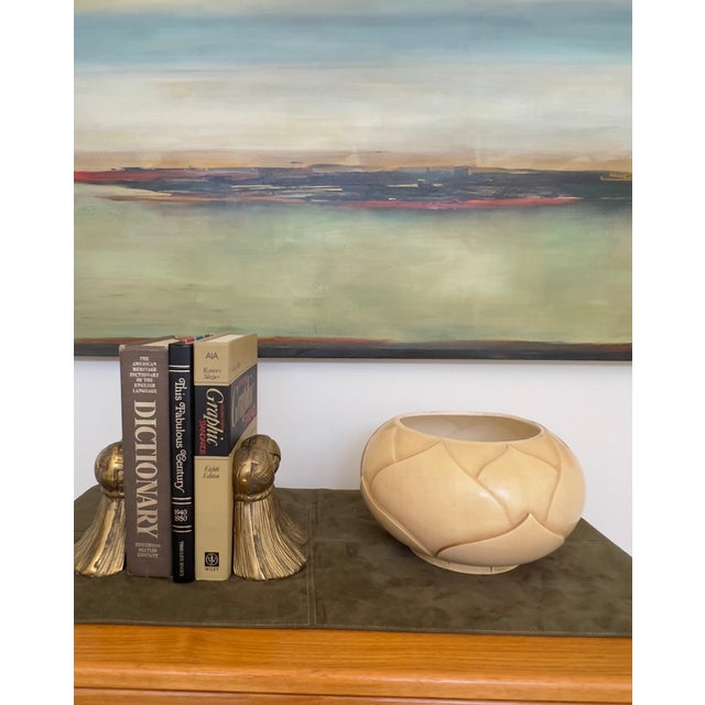 Mid-Century Modern 1970s Large Royal Haeger Lotus Planter For Sale - Image 3 of 6