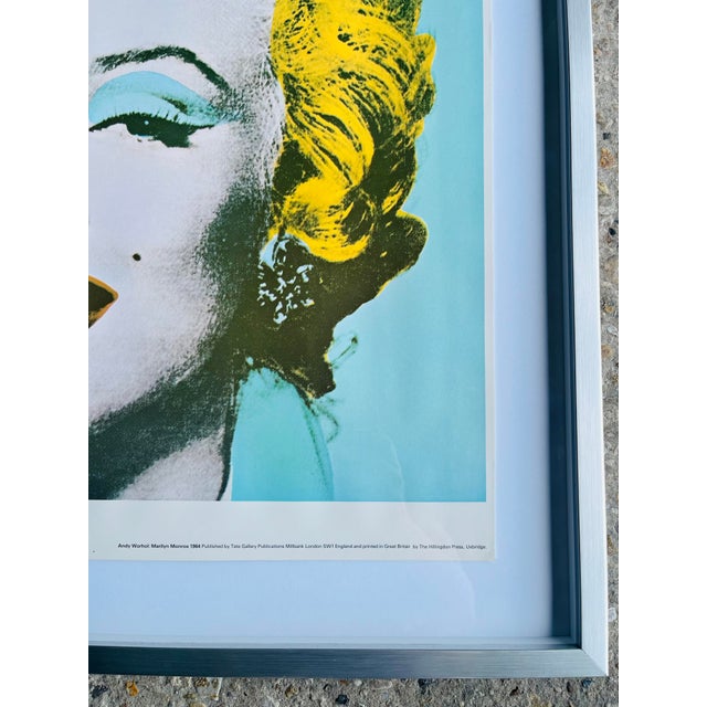 This is an original poster from the Warhol exhibit 17 February-28 March 1971 at the Tate Modern Museum, London. It is...