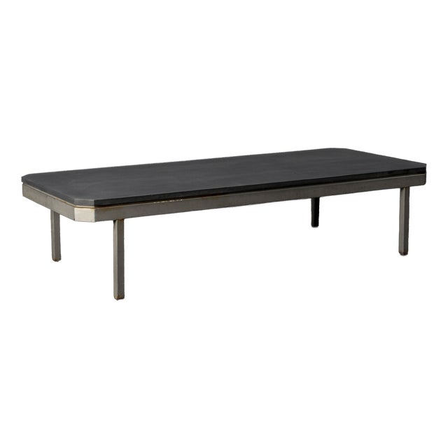 Architect's Coffee Table in Metal and Wood, 1920s For Sale