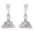 Contemporary Vintage Tiffany and Co Crystal Glass Candlestick Holders (Pair) Dragon Motif For Sale - Image 3 of 3