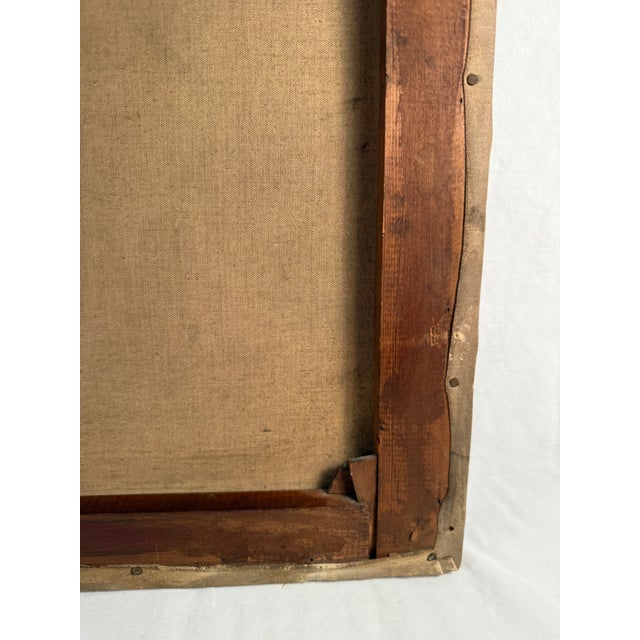 Antique, French Oil on Canvas, Painting, Signed For Sale - Image 11 of 11