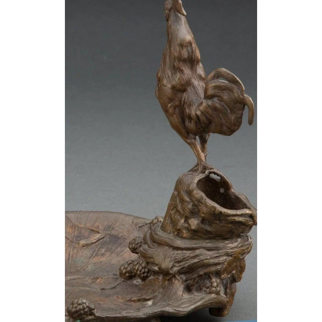 Auguste Nicholas Cain 19th Century Auguste Nicolas Cain Signed Bronze Tray For Sale - Image 4 of 12