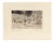 Anselmo Bucci, Paris qui Bouge, Rumeur Sinistre, Etching, 1909 For Sale