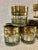 1960s Mid 30th Century Cera “Golden Grapes Green” Cocktail Glassware - Set of 12 For Sale - Image 5 of 8