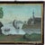 Folk Art Rare to Market 19th C. Primitive Folk Art Colored Sandpaper Painting of River Scene & Boaters For Sale - Image 3 of 13