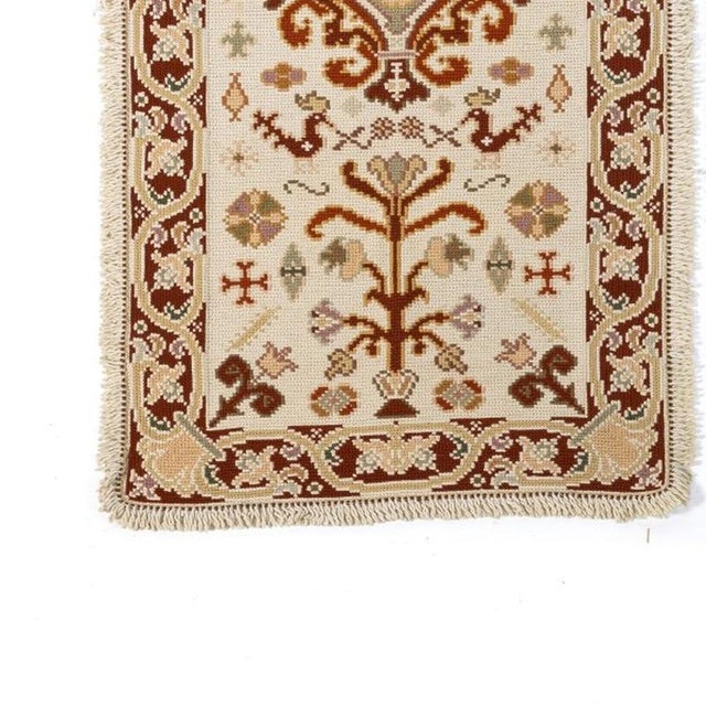 Portuguese Arraiolos Wool Rugs, Set of 2 For Sale - Image 3 of 6