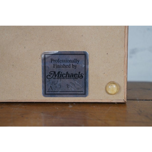 1980s Velma Flatt Cookville Tennessee Smiths Chapel Church Cemetery Print 23" For Sale - Image 6 of 11