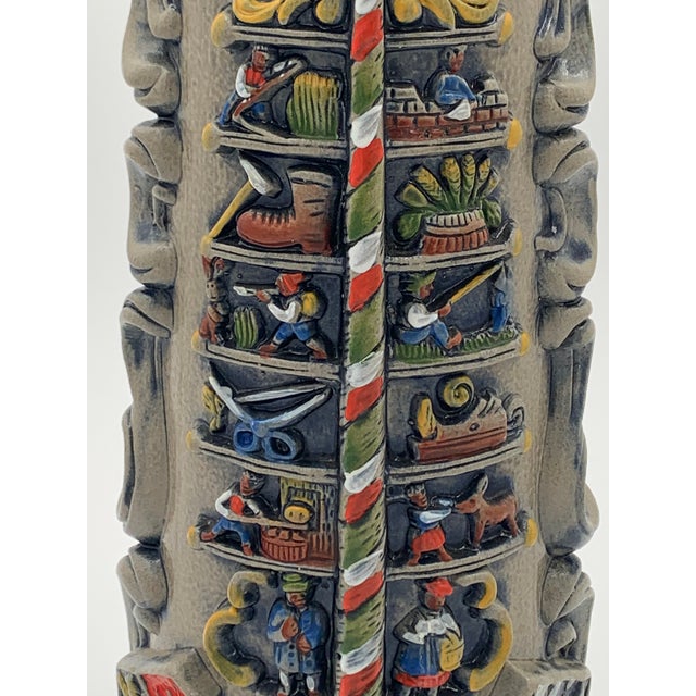 Gray 1980s Bavaria Bayern Maypole Stein For Sale - Image 8 of 11