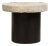 Iron Side Table with Stone Top, Antique, China, Early 20th Century For Sale
