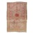 Mid 20th Century Washed Out Vintage Caucasian Rug For Sale