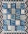 Scandinavian Piled Rug by Keivan Woven Arts, 8x10 Geometric Design Blue For Sale - Image 13 of 13
