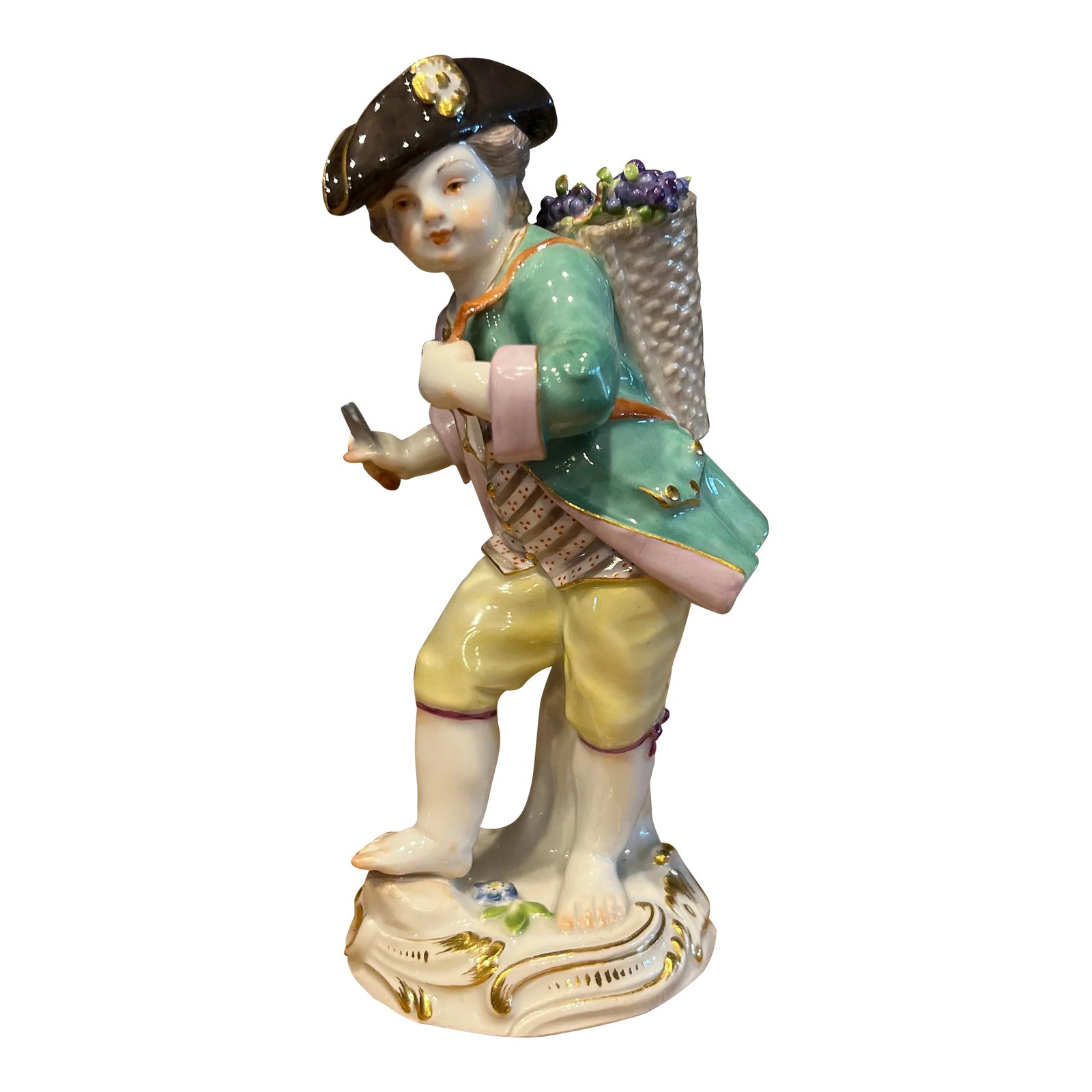 超希少！ マイセン Meissen Porcelain Figure Gardener Child with