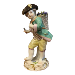 Meissen Porcelain "Grape Picker Boy" - Gardeners Series No. 8 Model