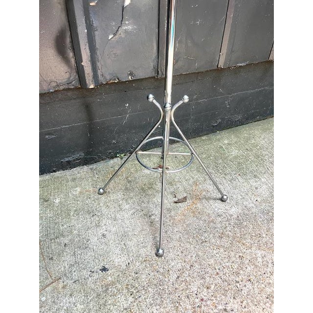 Midcentury Atomic Chrome Coat Rack Chairish