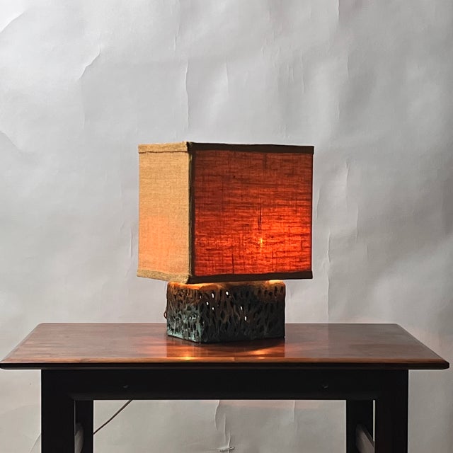 1960s Unique Welded and Patinated Bronze Lamp in the Style of Harry Bertoia For Sale - Image 10 of 10