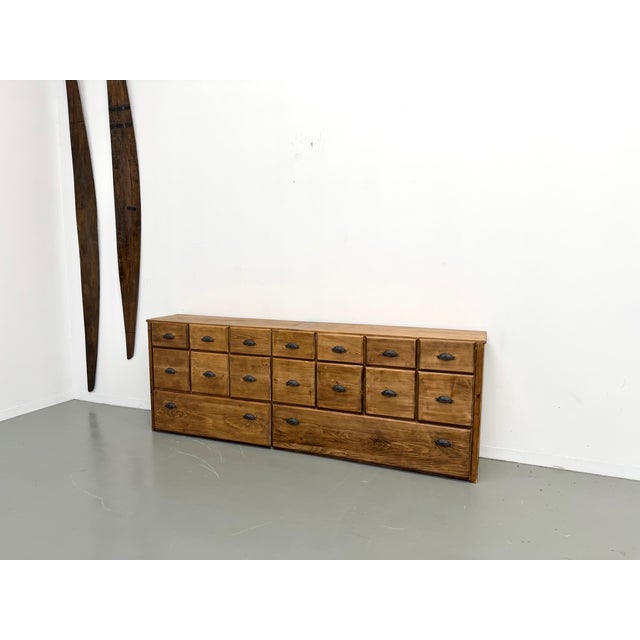 Large Pine Trade Cabinet, 1950 For Sale - Image 6 of 18
