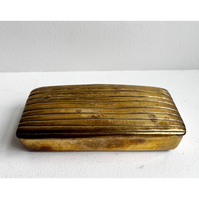 Mid 20th Century Mid 20th Century Brass Jewelery Box by Ben Seibel for Jenfred-Ware For Sale - Image 5 of 12