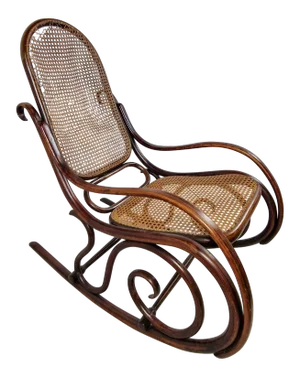Art Nouveau Rocking Chair by Michael Thonet for Thonet Brothers, Austria, 1904
