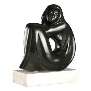 Vittorio Gagliano, Female Nude, Marble For Sale