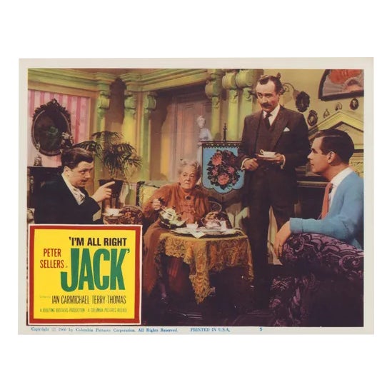 I'm All Right Jack Lobby Card, USA, 1959 For Sale